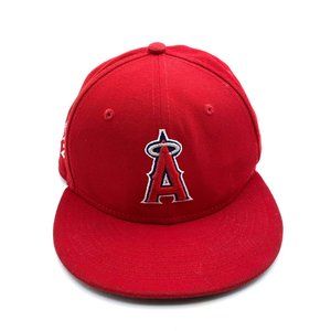 Anaheim Angels Mike Trout 27 Signature New Era 6 3/4 NBA Official On-the-field R